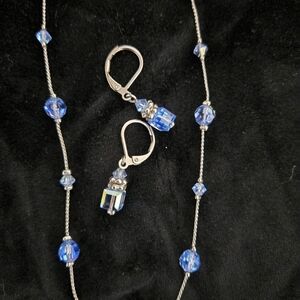 Dabby Reid Heidi AB Swarovski Crystals Double Dangle Y Set